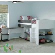 Compact Spacesaver single bed Open Shelves